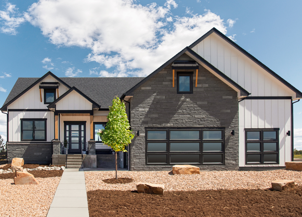 Exterior the Bridgewater Homes semi-custom model home