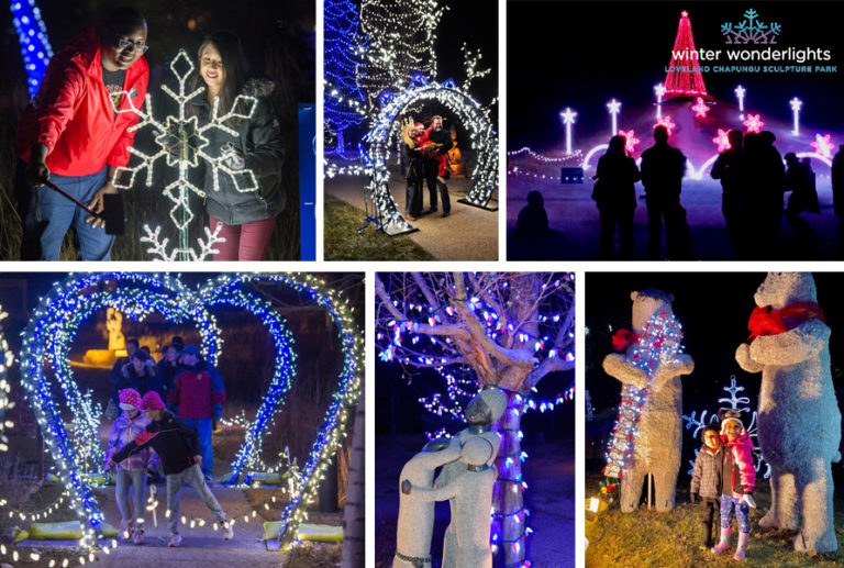 2021 Winter Wonderlights at Centerra's Chapungu Sculpture Park